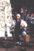 1999 Santa Fe wheelchair broken leg